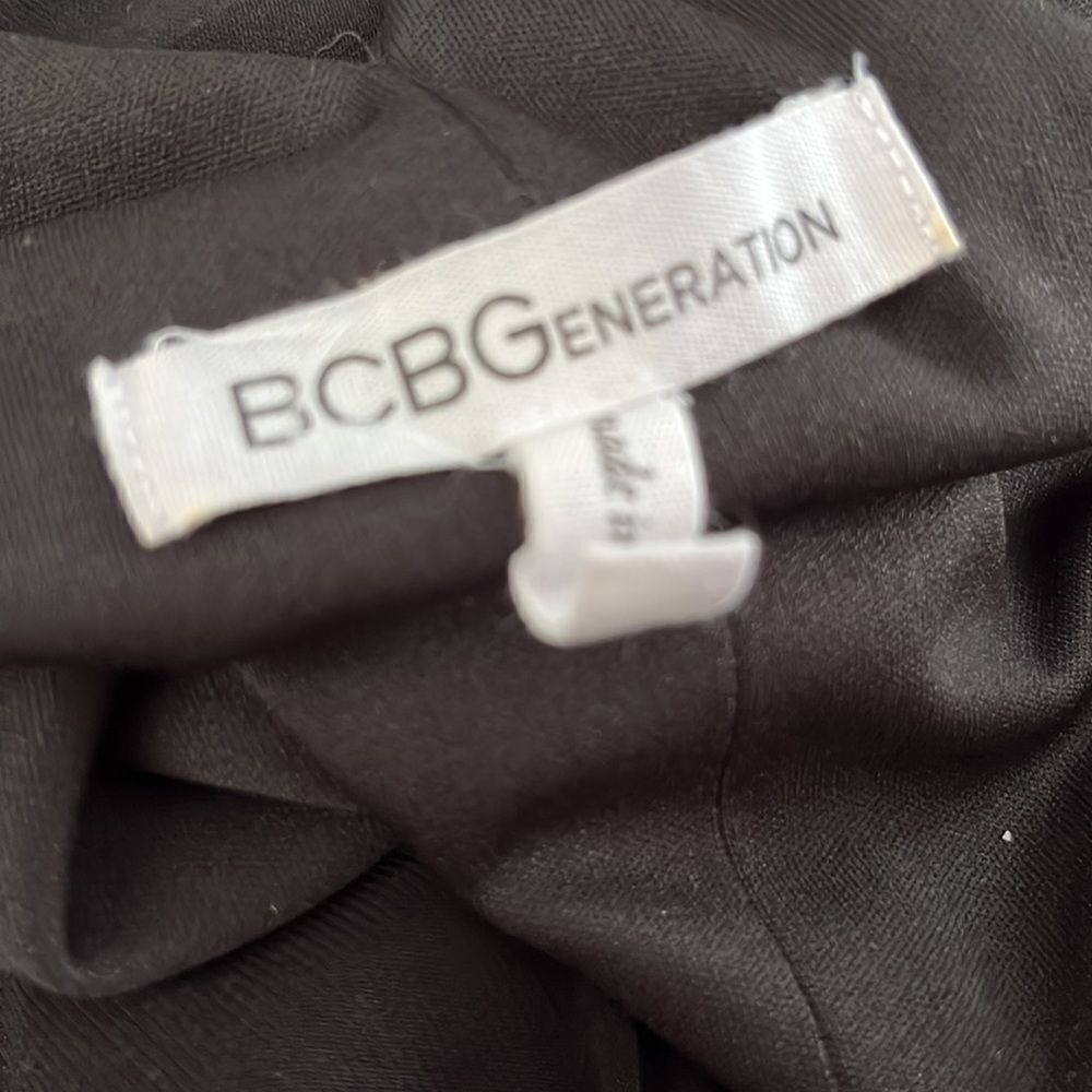 Bcbgeneration Black Drape Spaghetti Strap Drape P… - image 7